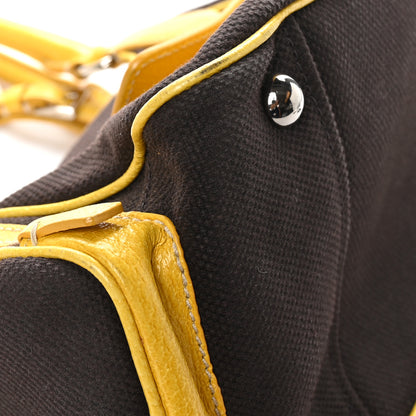 Prada Canapa Cinghiale Shoulder Bag Yellow 10 of 13