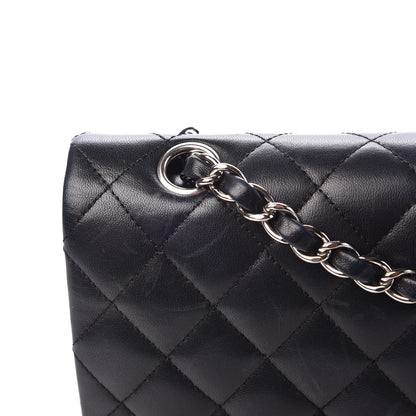 Chanel Lambskin Quilted Medium Double Flap Black 10 of 11
