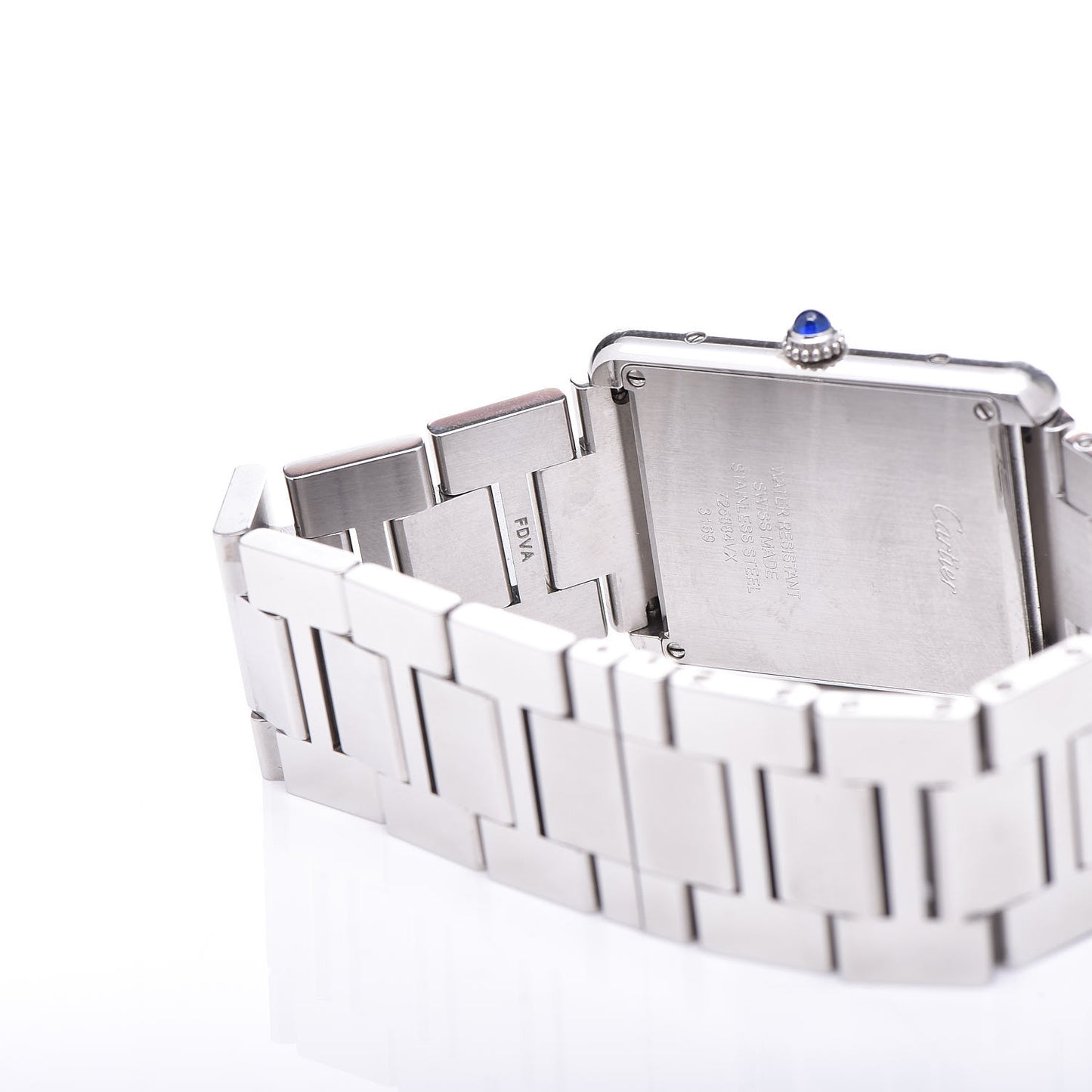 Stainless Steel 27mm Tank Solo Quartz Watch