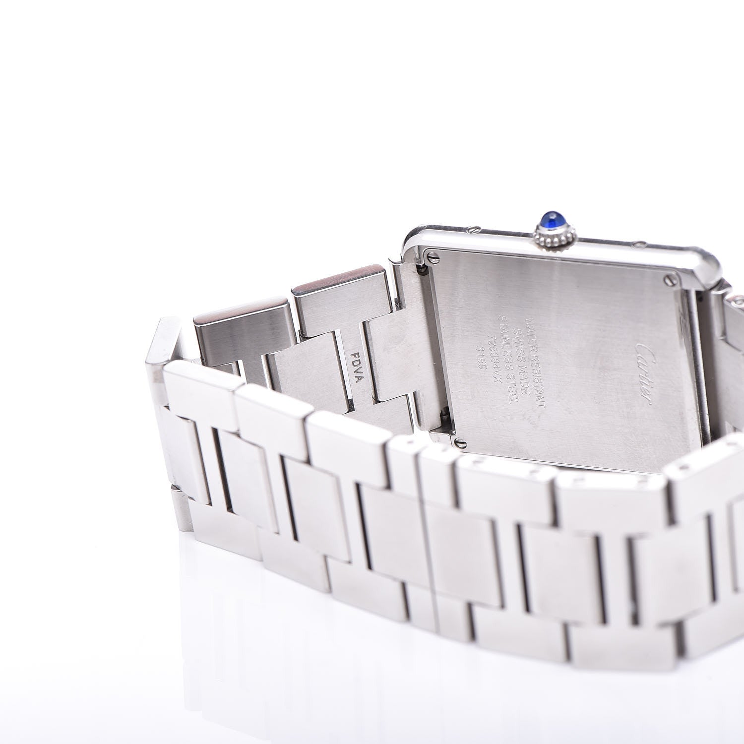 Cartier Stainless Steel 27mm Tank Solo Quartz Watch 6 of 8