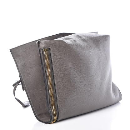 Tom Ford Calfskin Large Alix Padlock Zip Shoulder Bag Graphite 5 of 8