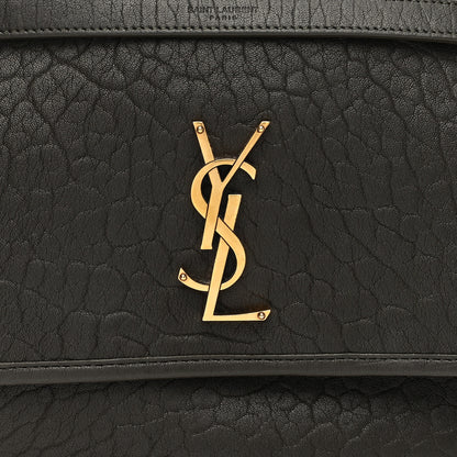 Saint Laurent Grained Lambskin Monogram Medium Niki Chain Satchel Light Musk 7 of 9