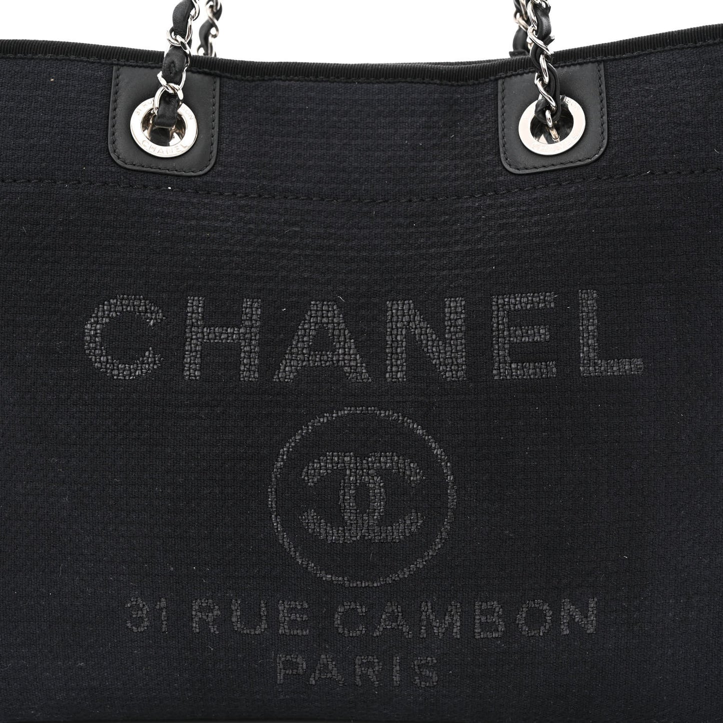 Mixed Fibers Small Deauville Tote Black