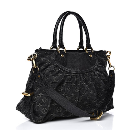 Louis Vuitton Denim Neo Cabby GM Black 2 of 10