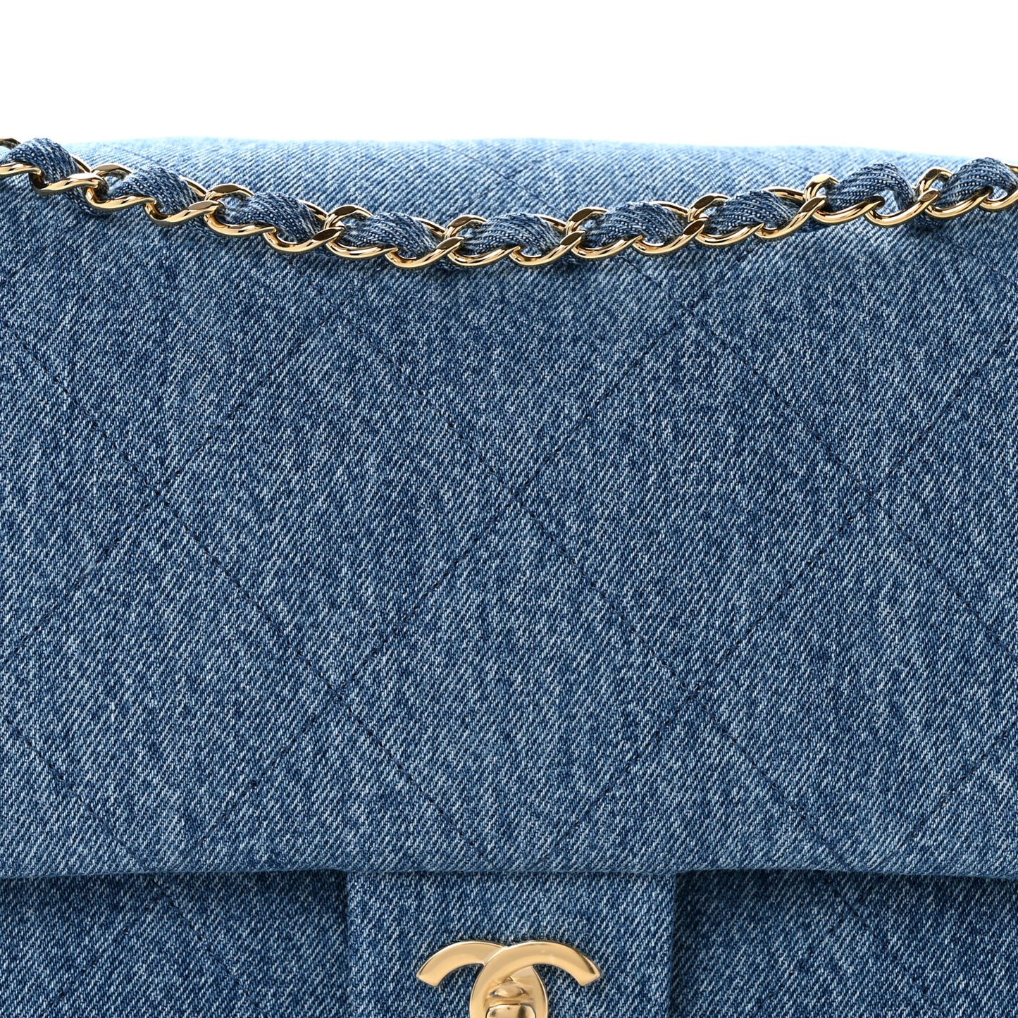 Denim Souplissimo Maxi Flap Blue