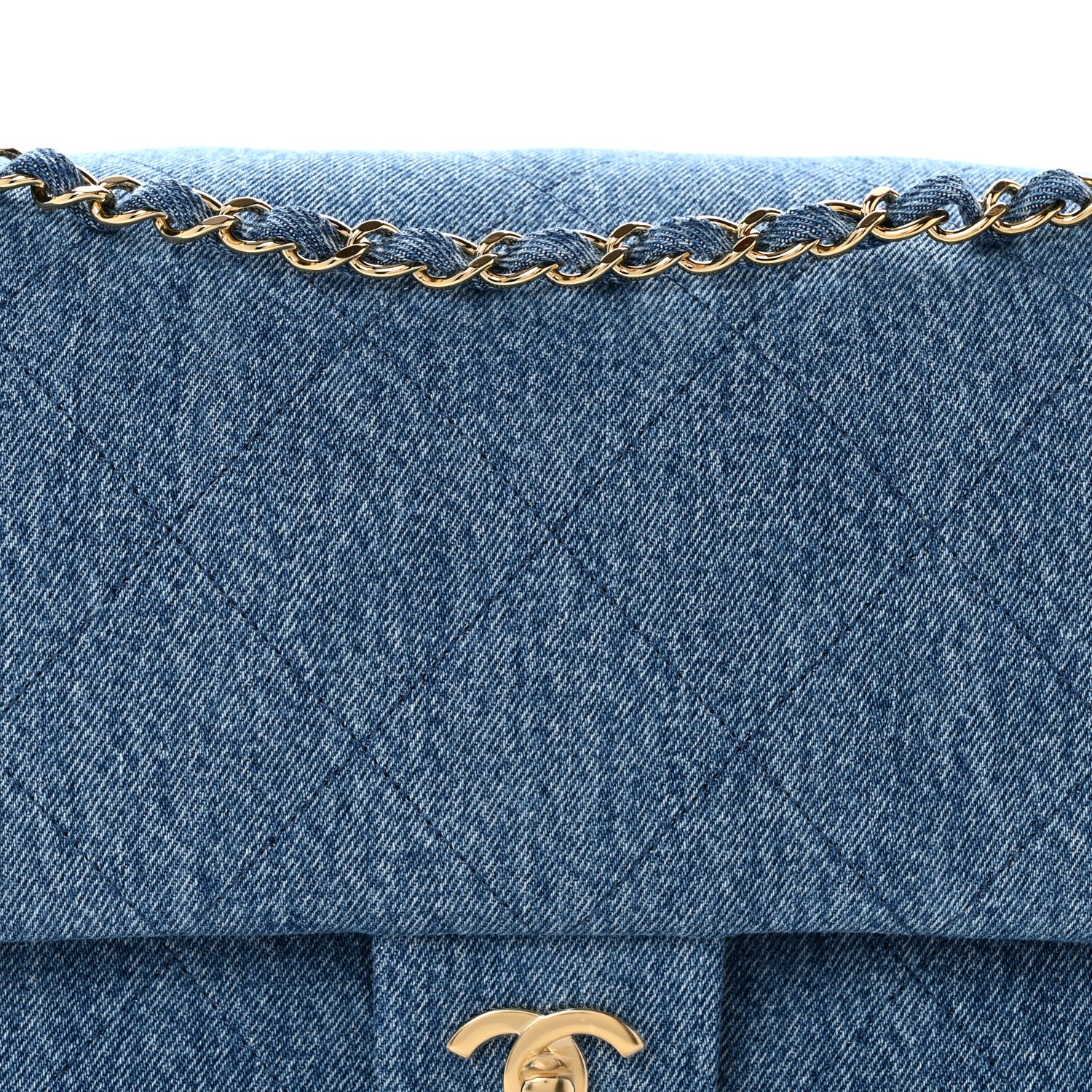 Chanel Denim Souplissimo Maxi Flap Blue 8 of 11