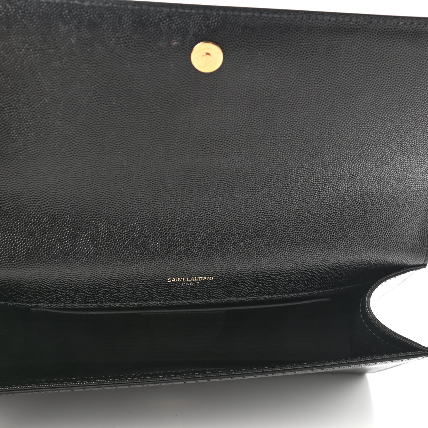 Grain De Poudre Monogram Cassandre Clutch Black