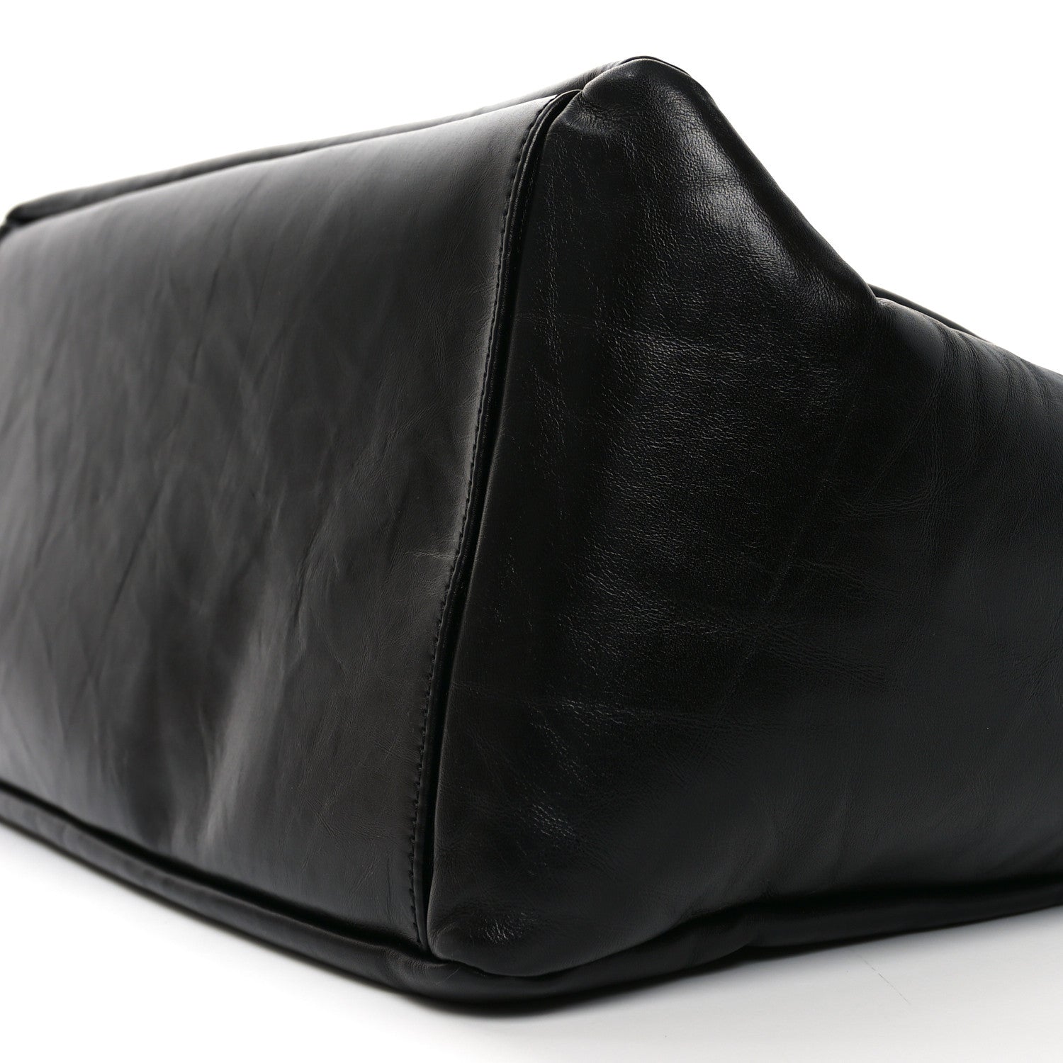 Balenciaga Calfskin Quilted Monaco Sling Shoulder Bag Black Black 9 of 9