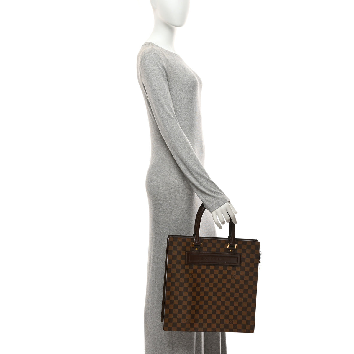 Louis Vuitton Damier Ebene Venice Sac Plat GM 2 of 10