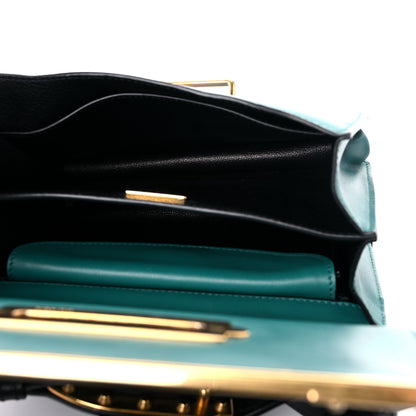 Prada City Calf Saffiano Cahier Bag Assenzio Black 5 of 8
