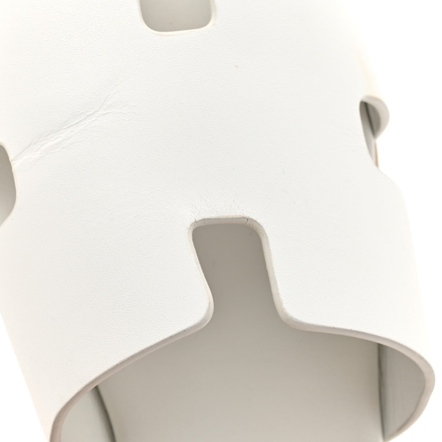 Calfskin Cork Eze 30 Sandals 36 White