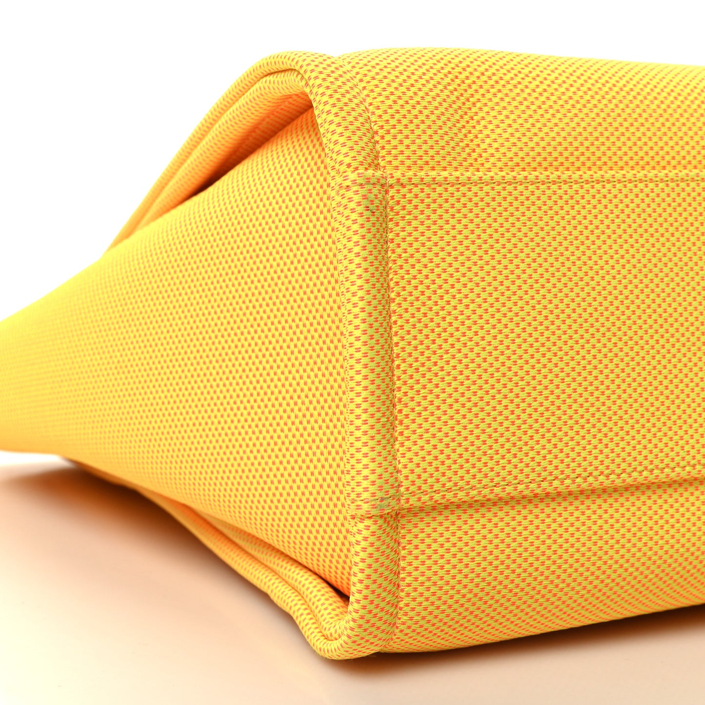 Mixed Fibers Small Deauville Tote Yellow Orange