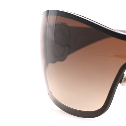 Chanel Swarovski Crystal Camellia CC Sunglasses 4164-B Bronze 7 of 7