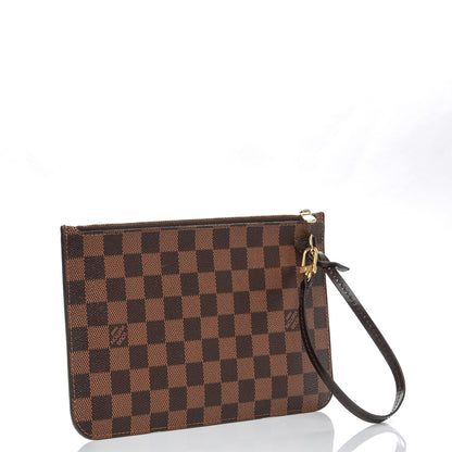 Louis Vuitton Damier Ebene Neverfull MM GM Pochette 3 of 8