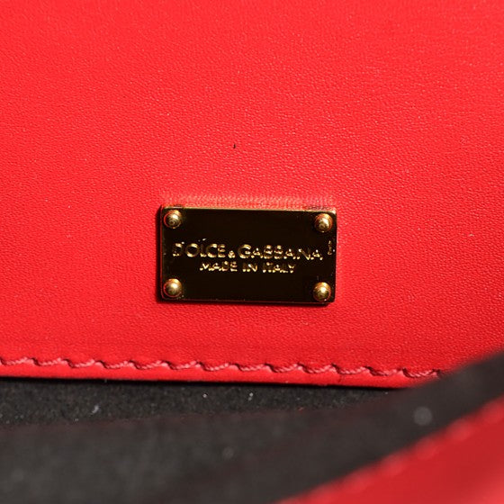 Brocade Crystal Embellished Carmen Bag Red