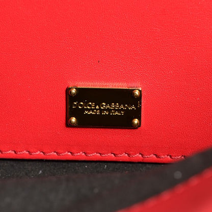 Dolce & Gabbana Brocade Crystal Embellished Carmen Bag Red 6 of 14