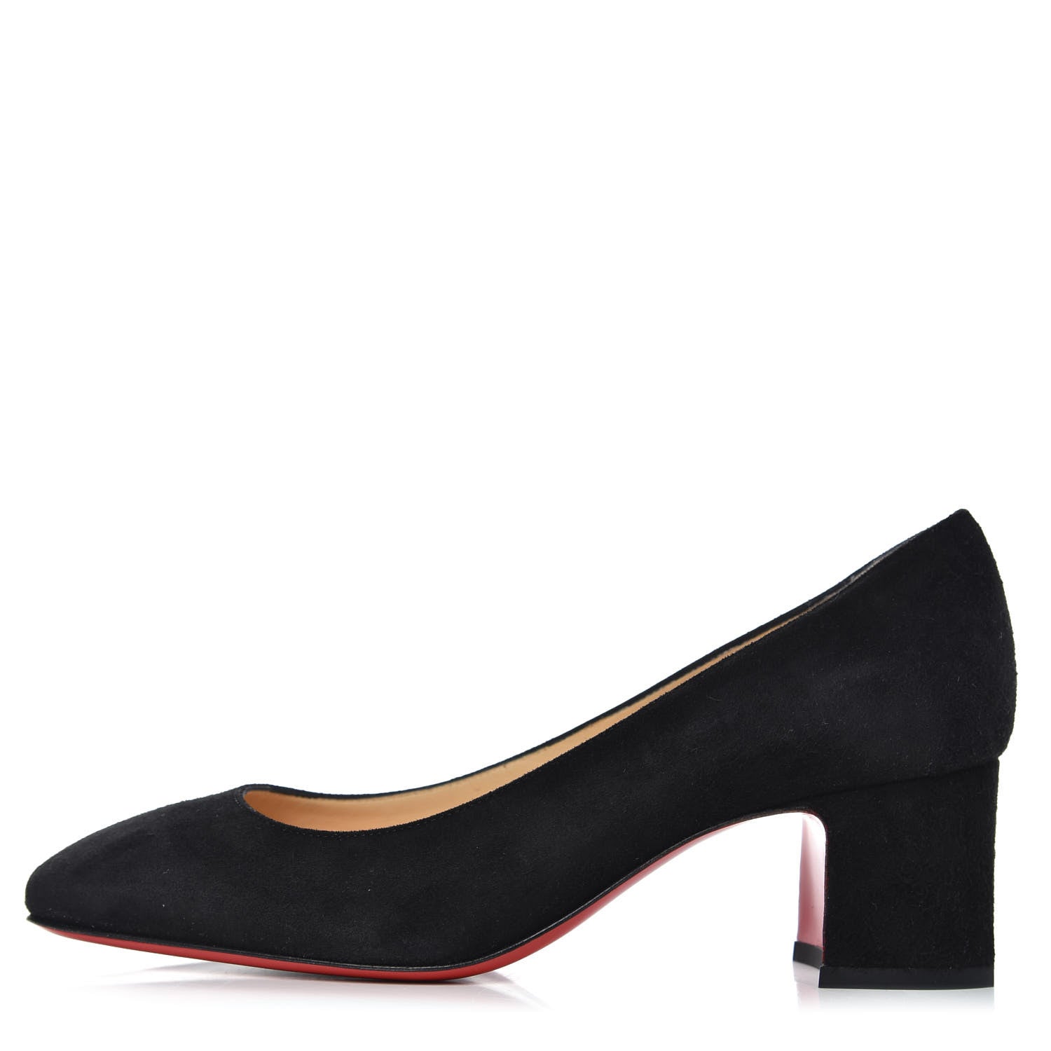 Christian Louboutin Veau Velours Donna Studs 55 Pumps 36.5 Black 1 of 9
