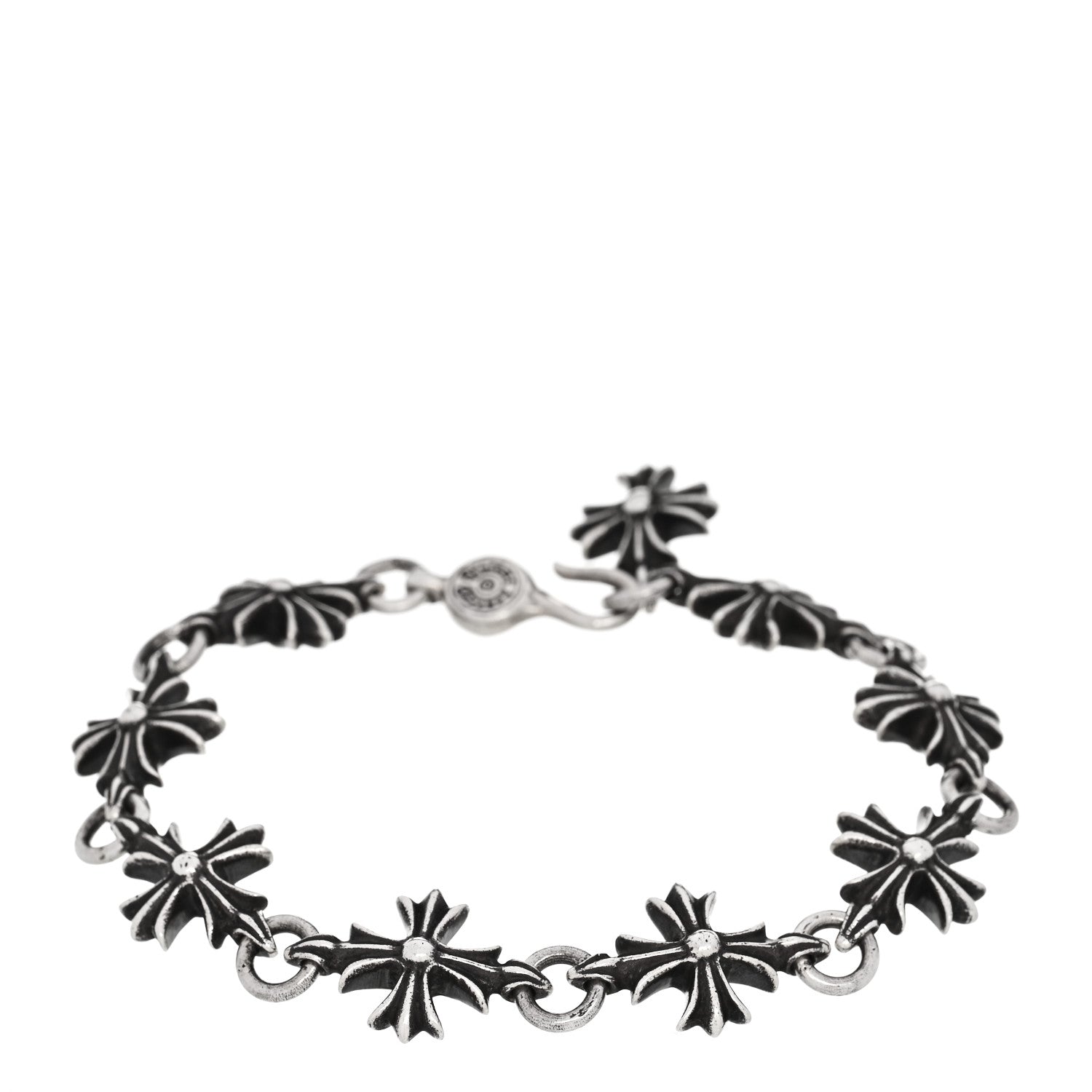 Chrome Hearts Sterling Silver Cross Bracelet 1 of 4