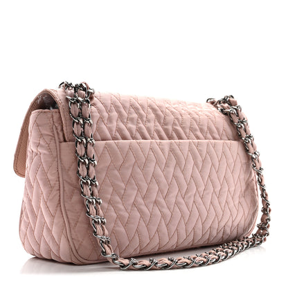 Prada Nylon Tessuto Impunture Quilted Flap Opale 3 of 9