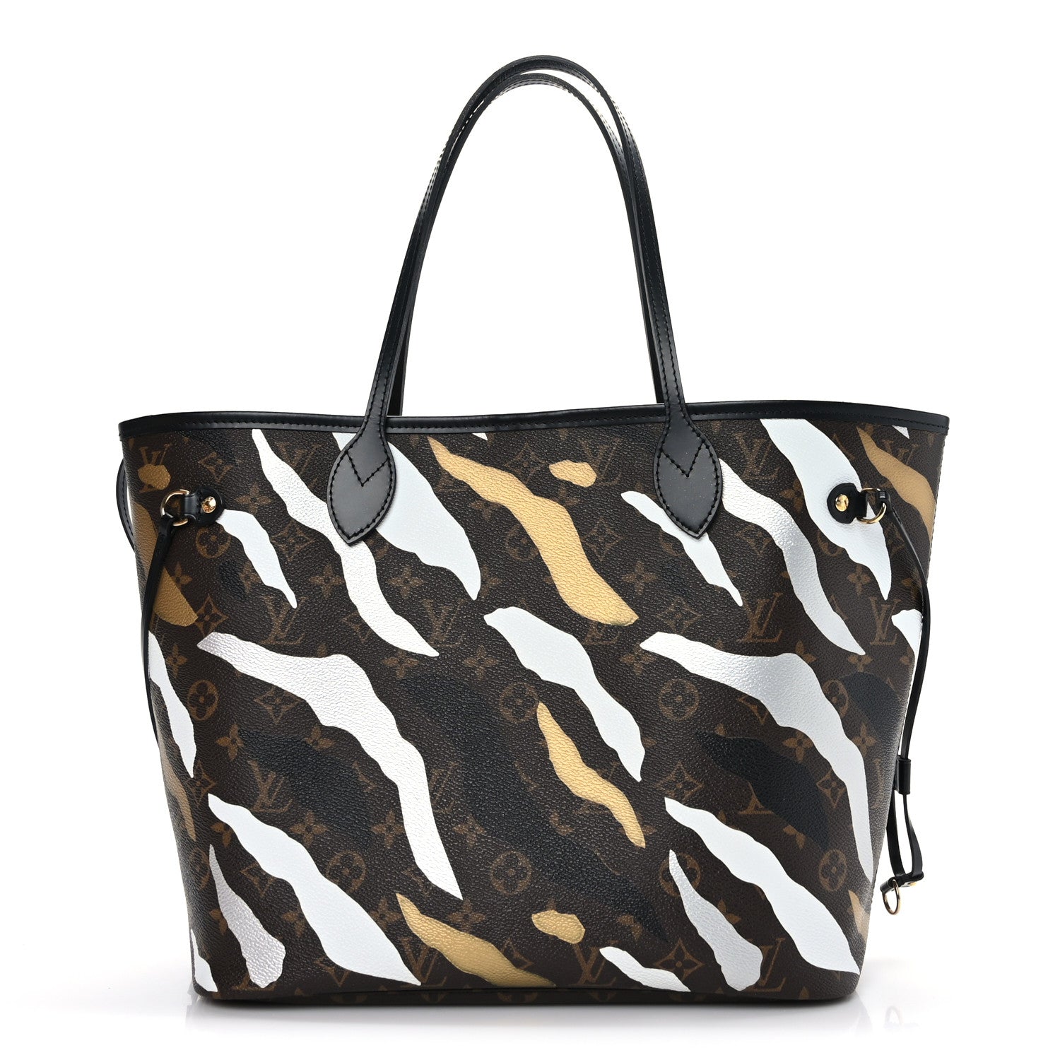 Louis Vuitton X LOL Monogram Neverfull MM Gold Silver 1 of 10