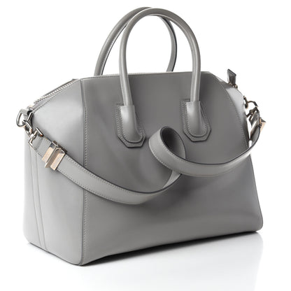 Givenchy Shiny Lord Calfskin Medium Antigona Pearl Grey 3 of 13