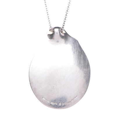 Tiffany Sterling Silver 40mm Elsa Peretti Madonna Pendant Necklace 5 of 7