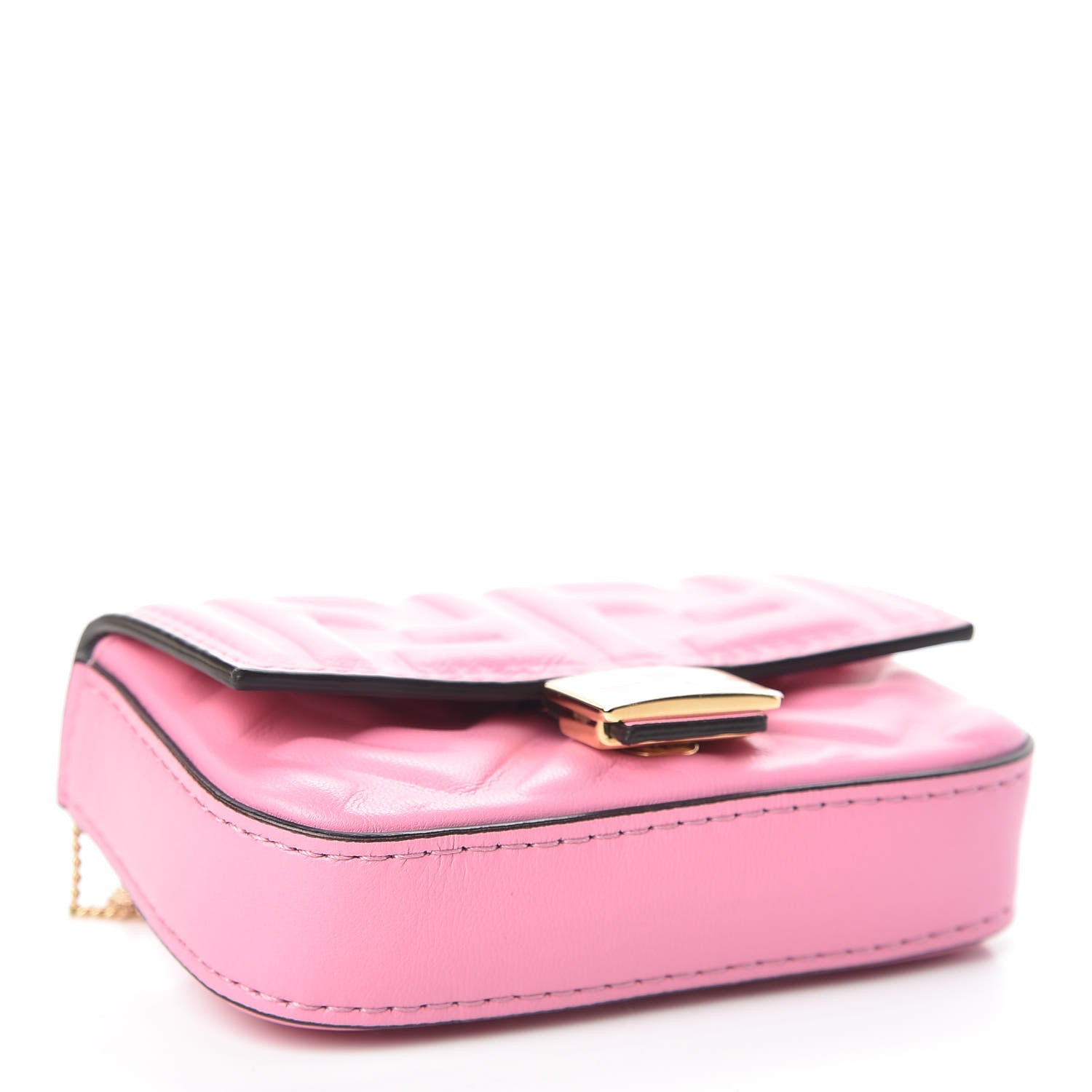 Fendi Nappa Matisse FF Embossed Nano Baguette Charm Lollypop 5 of 10