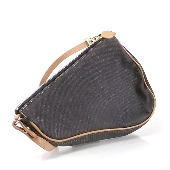 Denim Saddle Pochette Bag