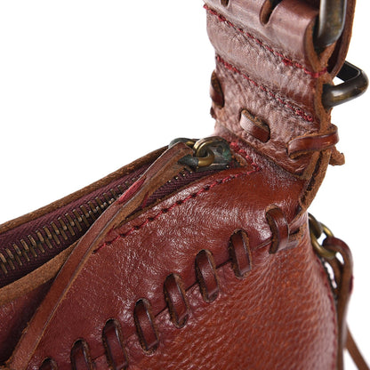 Fendi Calfskin Embossed Metal Oyster Brown 9 of 13