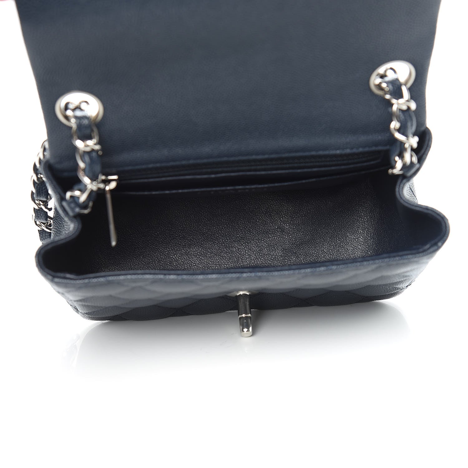 Chanel Caviar Quilted Mini Square Flap Navy 5 of 10