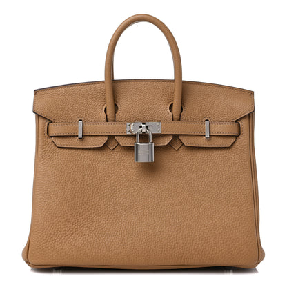 Hermes Togo Birkin 25 Biscuit 1 of 9