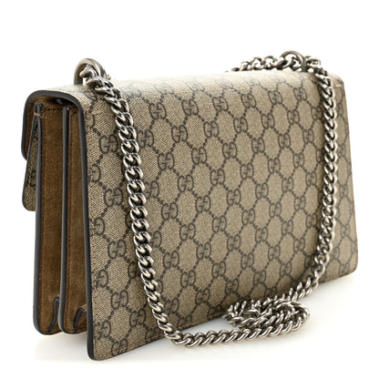 Gucci GG Supreme Monogram Small Dionysus Shoulder Bag Taupe 3 of 11