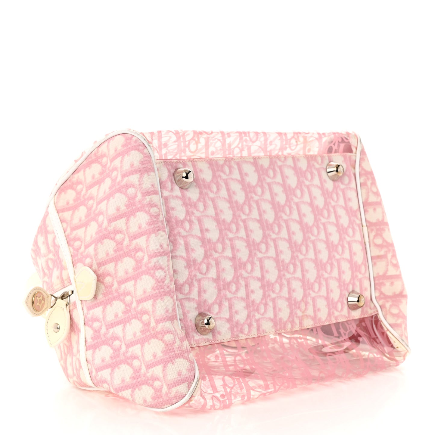 Monogram PVC Bowler Pink