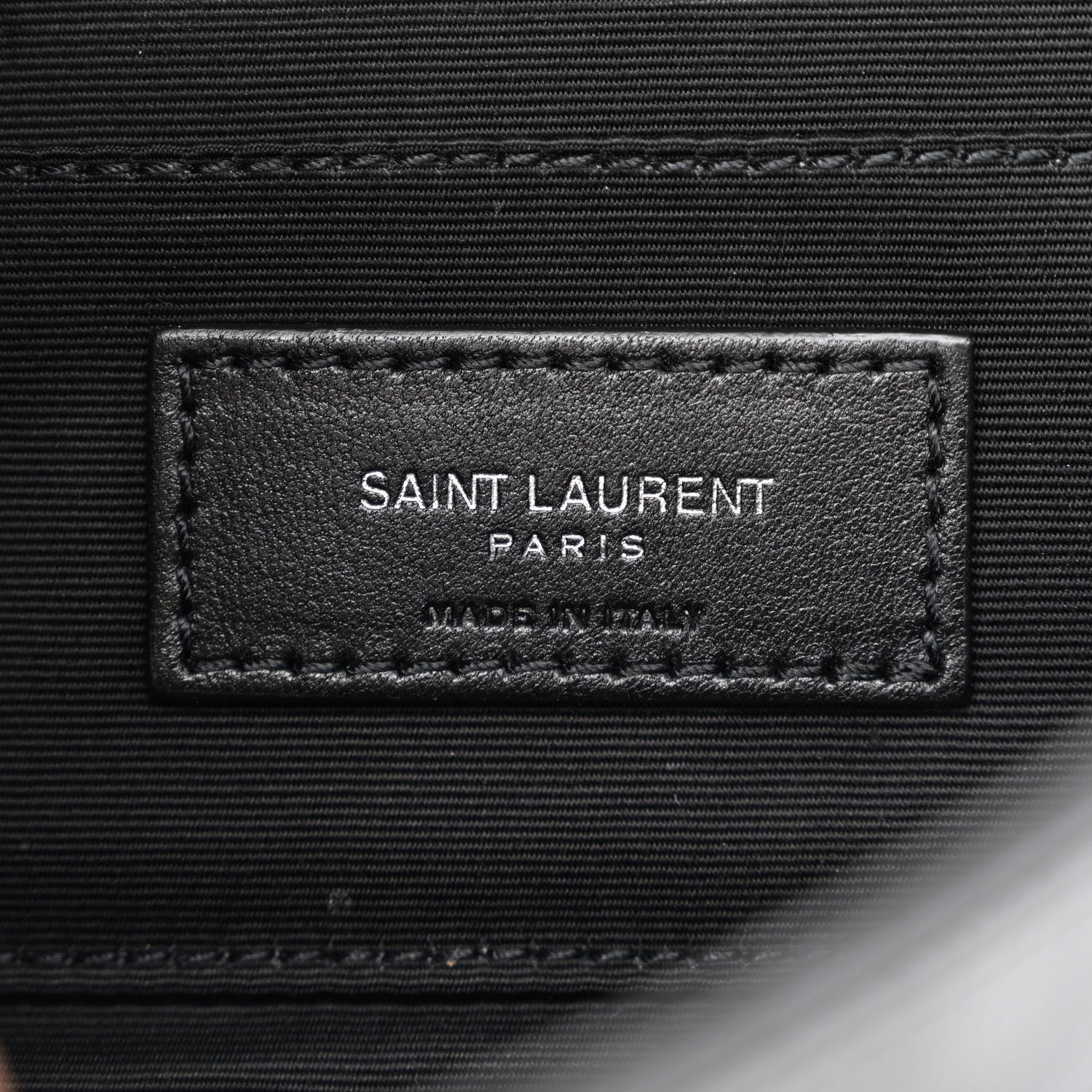 Saint Laurent Grain De Poudre Monogram Toy West Hollywood Fold-Over Bag Black 6 of 12