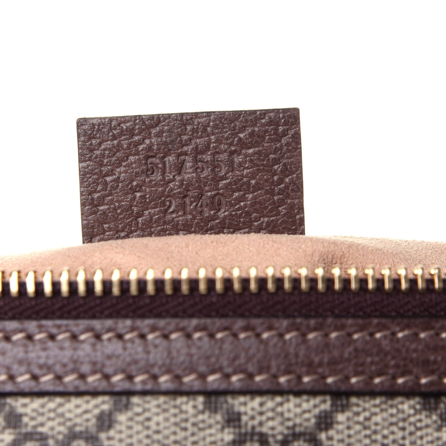 Gucci GG Supreme Monogram Large Ophidia Pouch Clutch Brown 7 of 11