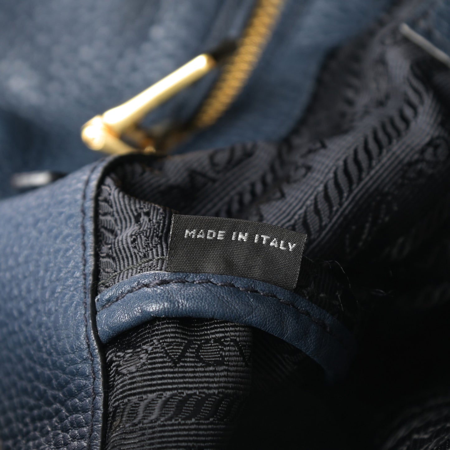 Vitello Daino Shopping Tote Inchiostro