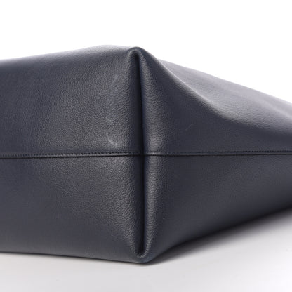 Saint Laurent Calfskin Large Shopping Tote Deep Marine 10 of 10