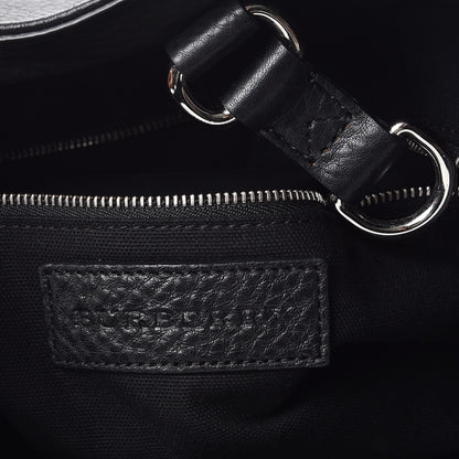 Burberry Calfskin Studded Medium Susanna Hobo Black 6 of 9