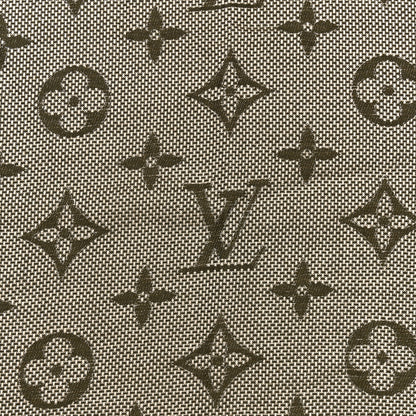 Louis Vuitton Silk Wool Monogram Neo Natte Shawl Kaki 2 of 3