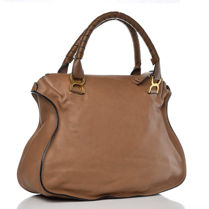 Chloe Calfskin Large Marcie Satchel Nut 3 of 10