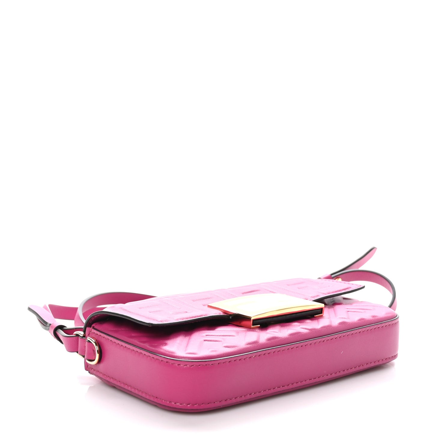 Nappa FF 1974 Embossed Phone Baguette Ciclamino Pilar