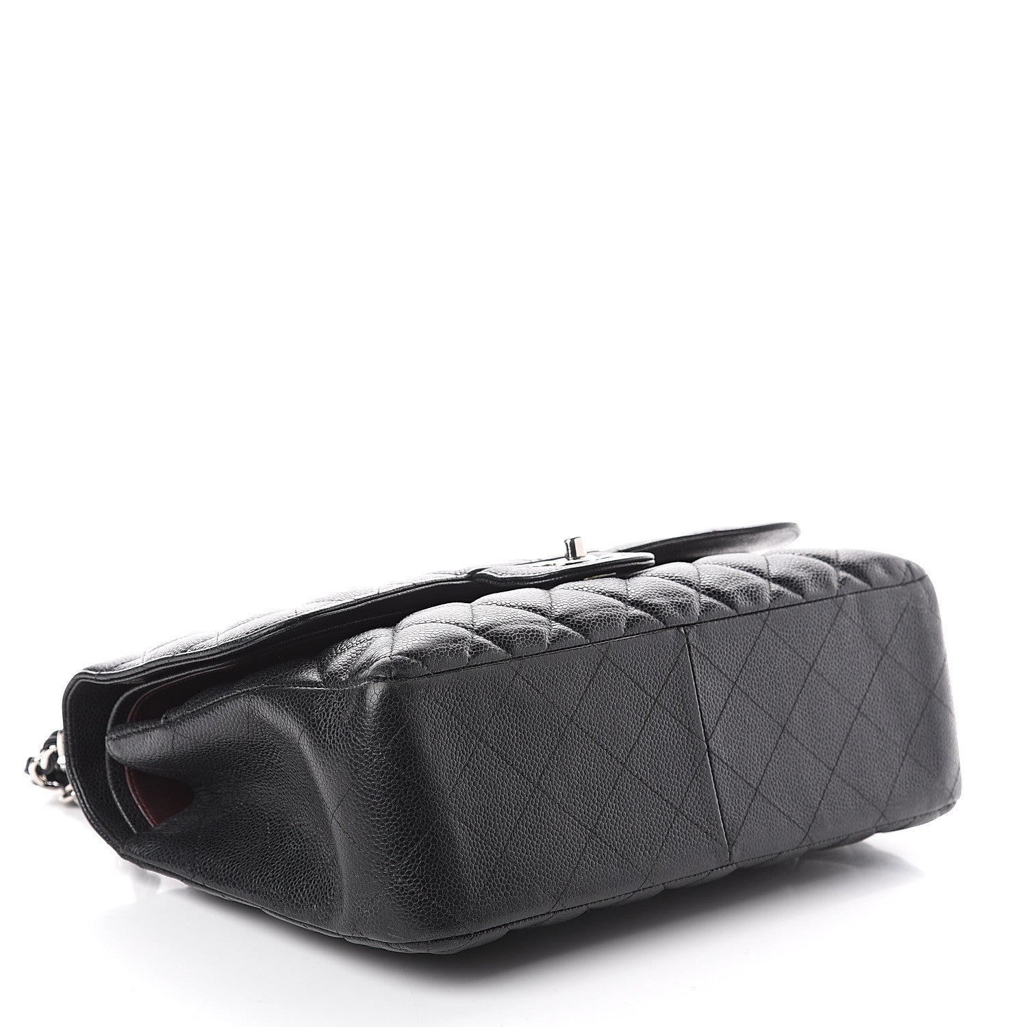 Chanel Caviar Quilted Jumbo Double Flap Black 3 of 9