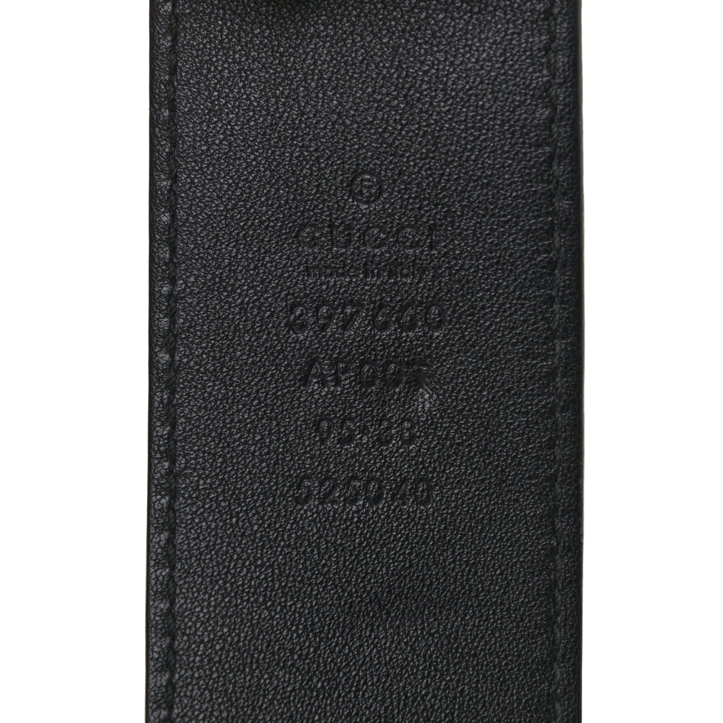 Calfskin Double G 40mm Belt 95 38 Black