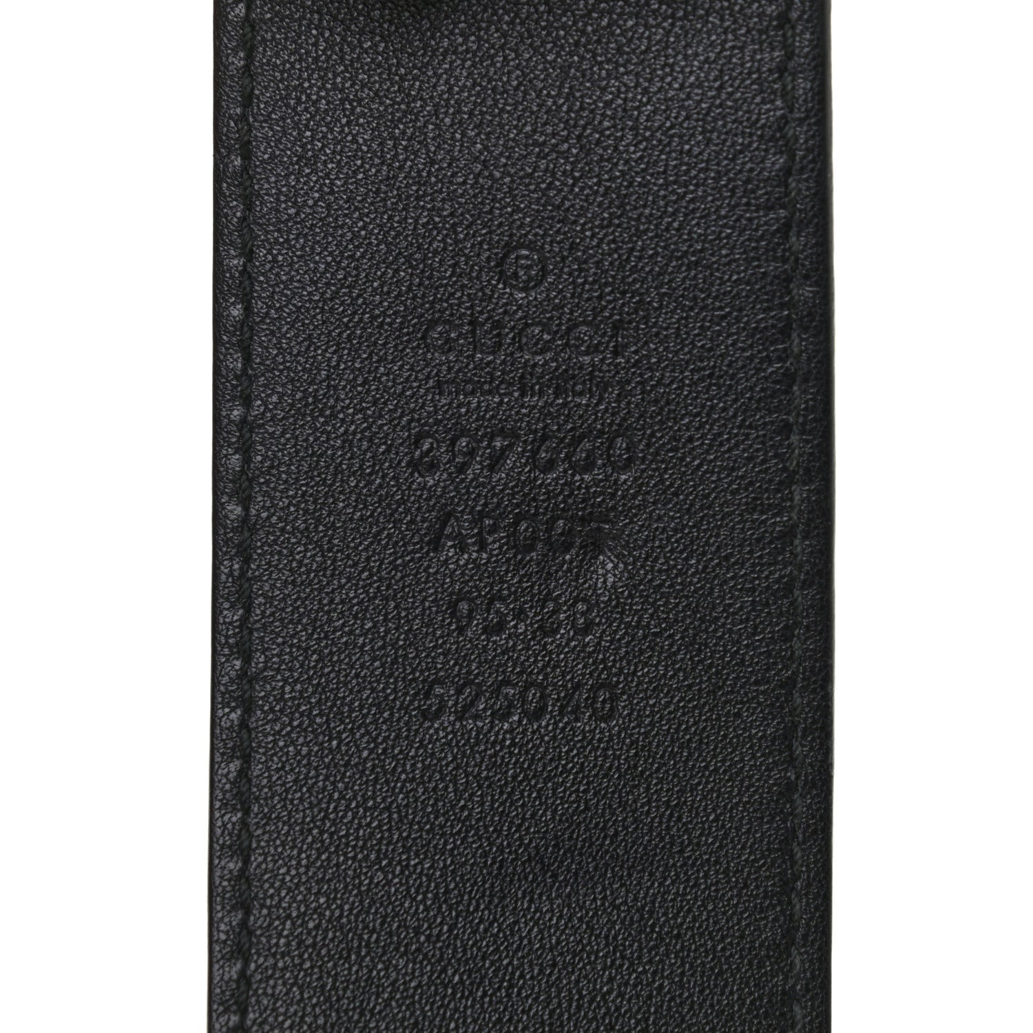 Gucci Calfskin Double G 40mm Belt 95 38 Black 3 of 5