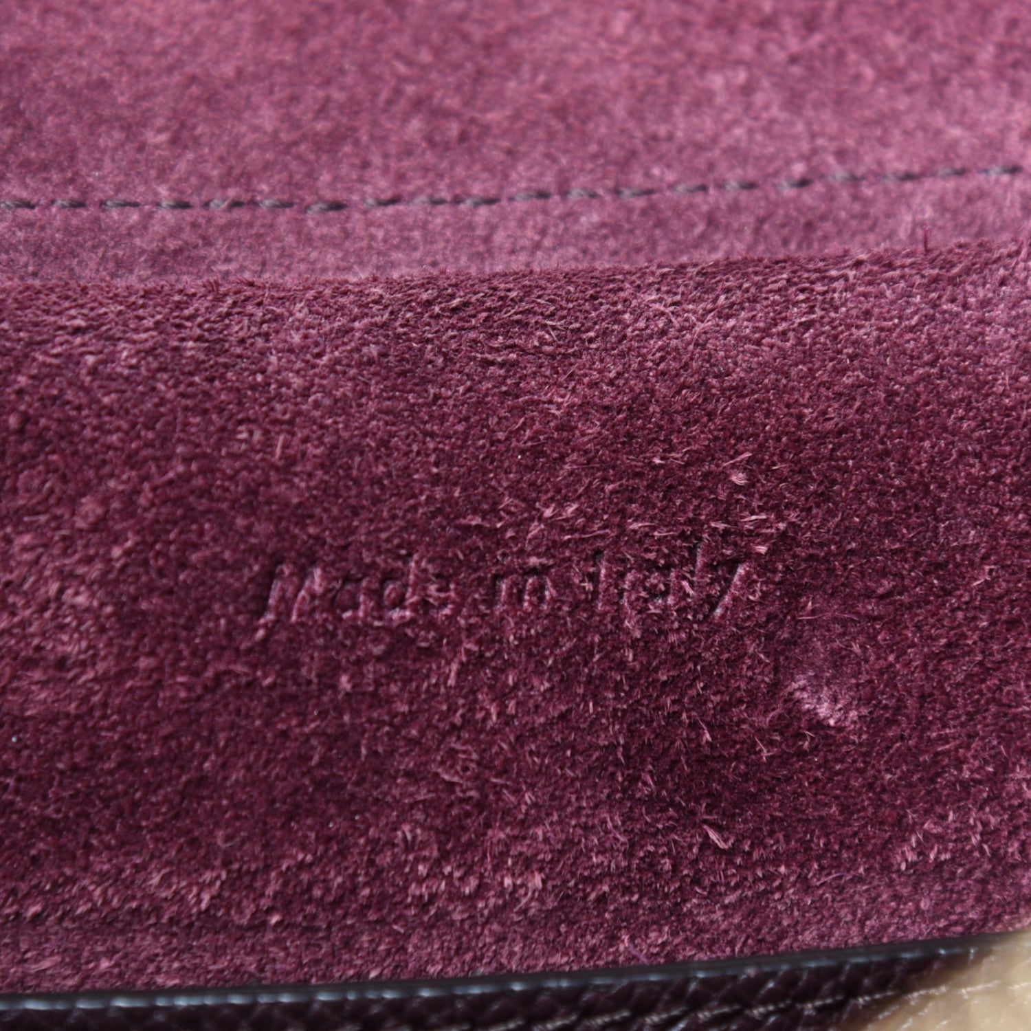 Celine Grained Calfskin Micro Belt Bag Burgundy 6 of 9