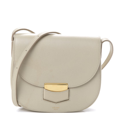 Celine Grained Calfskin Small Trotteur Linen 1 of 11