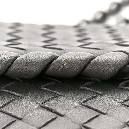 Bottega Veneta Nappa Intrecciato Medium Olimpia Bag Steel 11 of 12
