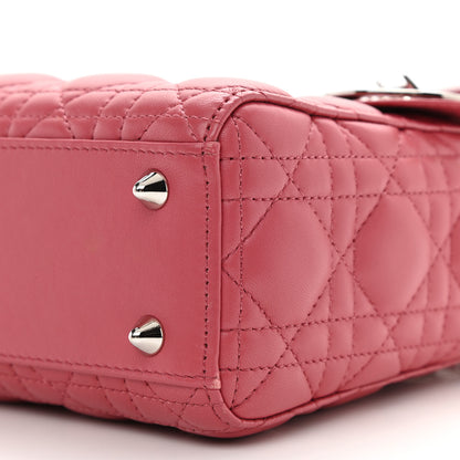 Christian Dior Lambskin Cannage Small My ABCDior Lady Dior Pink Honey 10 of 11