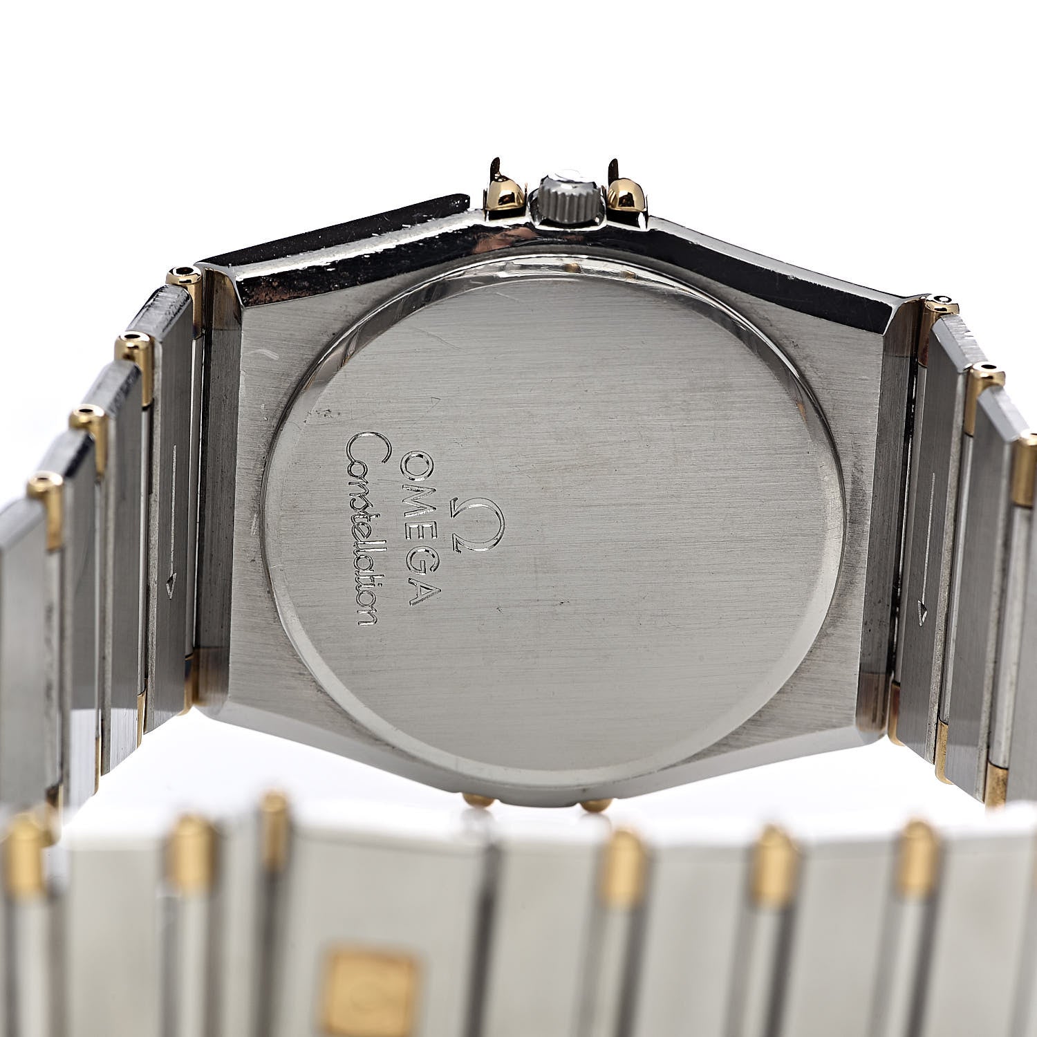 Omega Stainless Steel 18K Yellow Gold 33mm Constellation Quartz Watch Champagne 796.1180 5 of 7