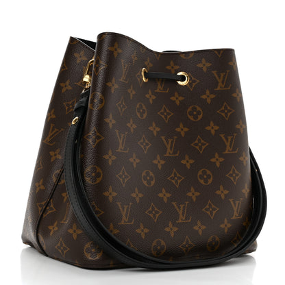 Louis Vuitton Monogram Neonoe MM Black 2 of 9